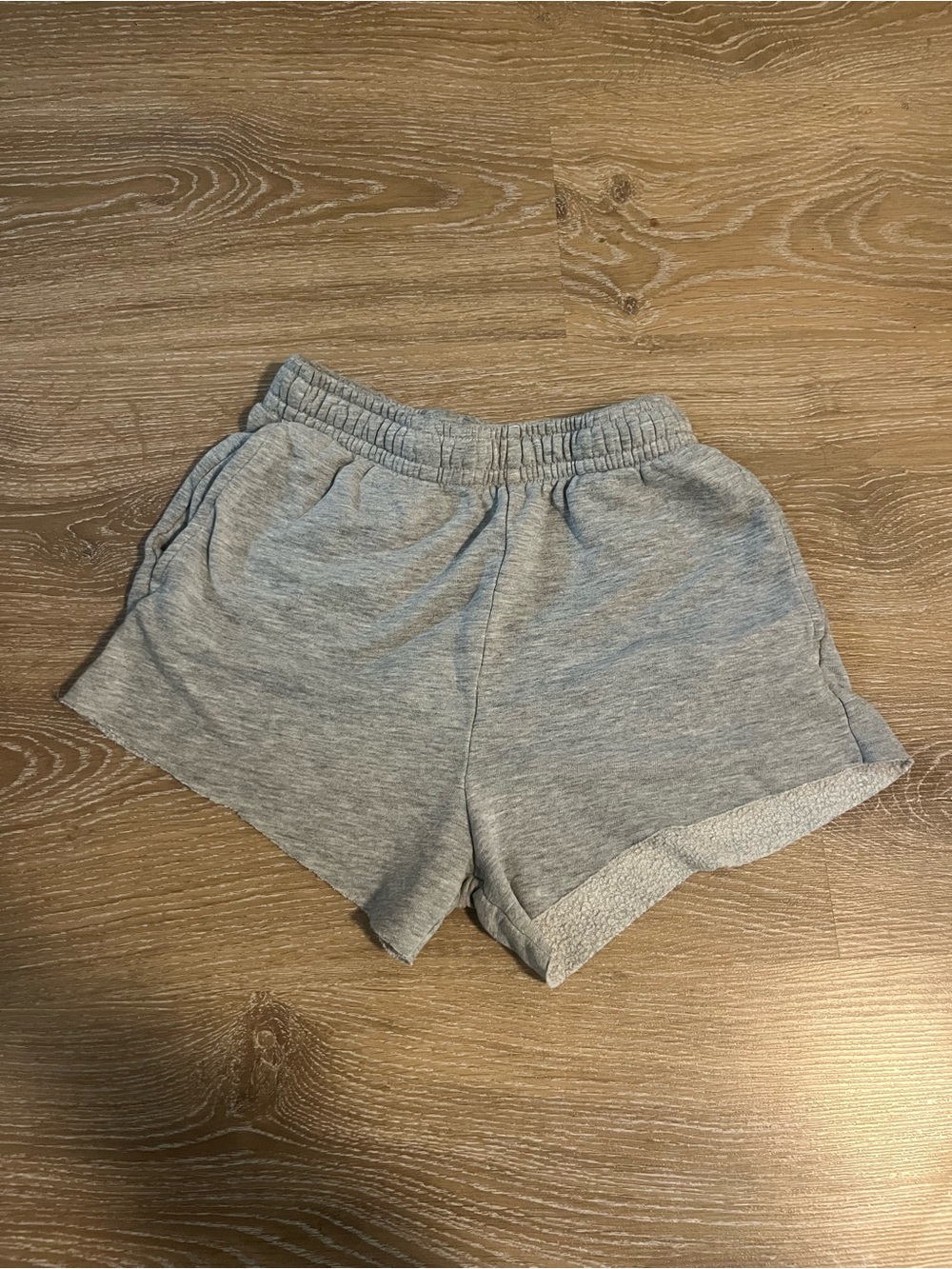 H&M Light Heather Gray Elastic Waist Sweat Shorts
